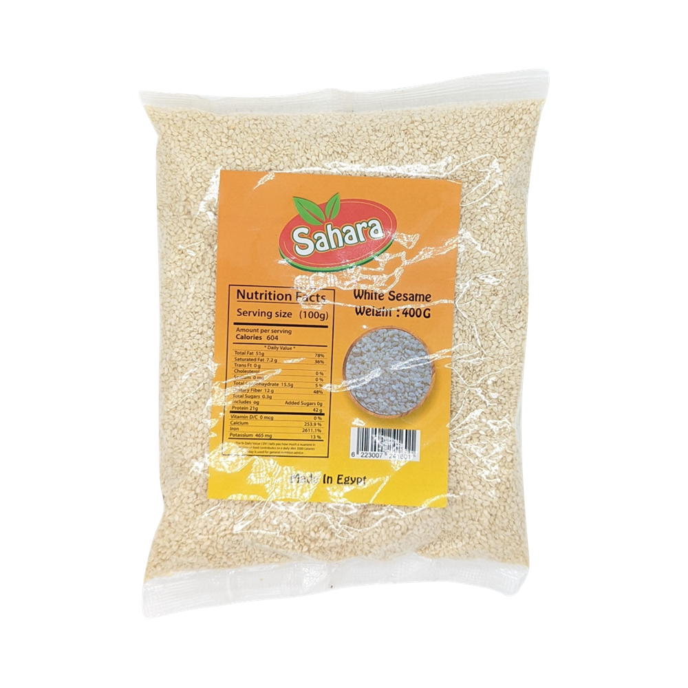 Sahara Unrosted Sesame 400g - Sahara Specialty Foods