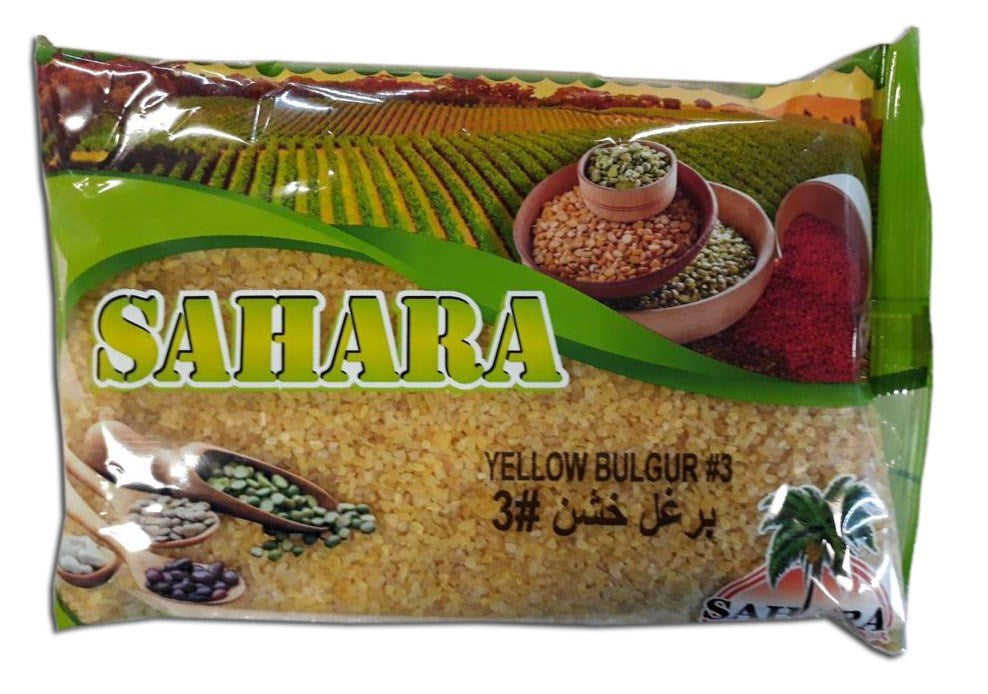 Sahara Yellow Bulgur Coarse #3 2lb - Sahara Specialty Foods