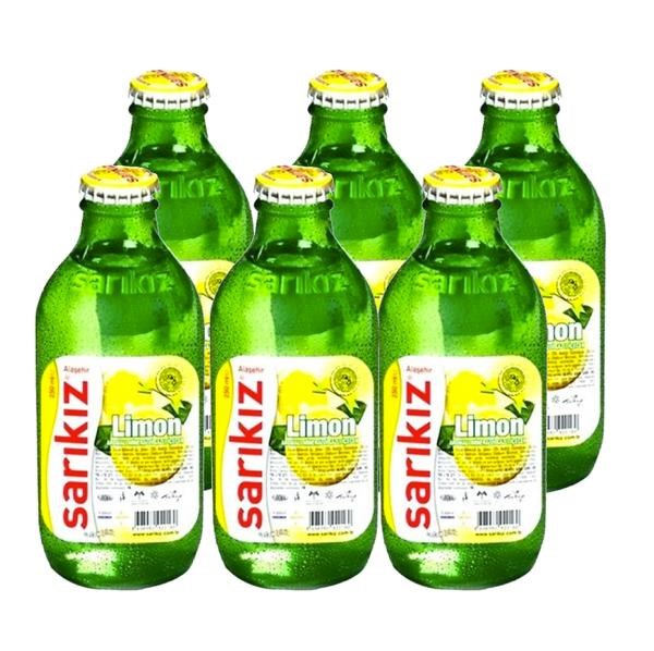 Sarikiz Mineral Water Lemon 250ml 6-pack - Sahara Specialty Foods
