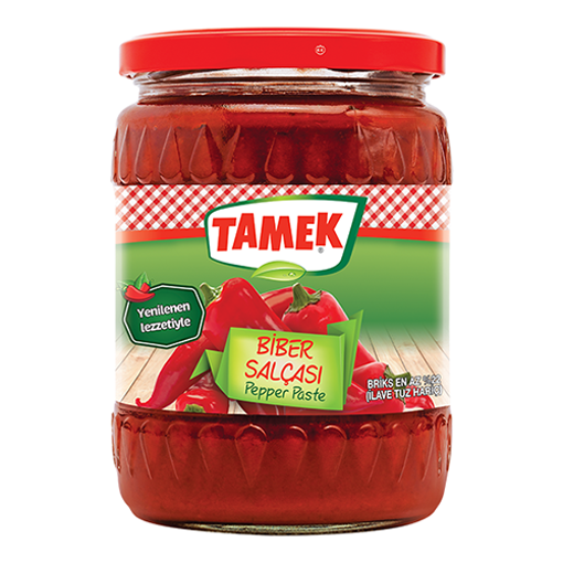 Tamek Pepper Paste Mild Glass 550g - Sahara Specialty Foods