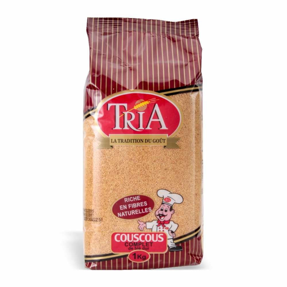 Tria Couscous Complete Whole Wheat 1kg - Sahara Specialty Foods
