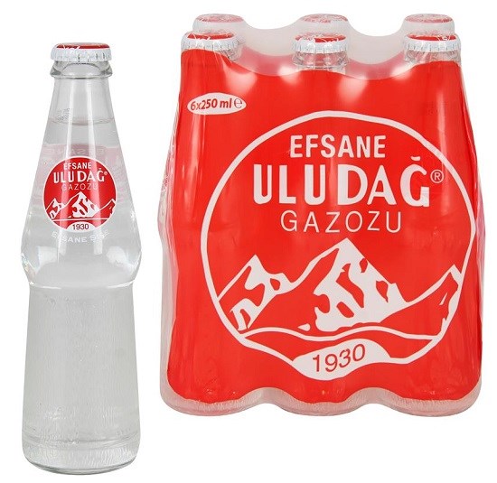 Uludag Gazoz Mixed Fruit Soda 6*250ml - Sahara Specialty Foods