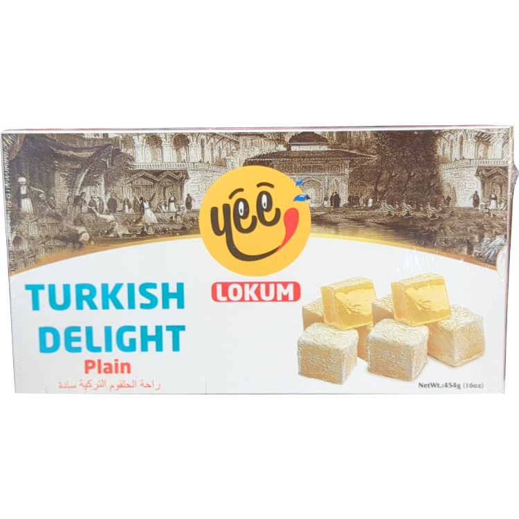 Yee Lokum Turkish Delight Plain 454g - Sahara Specialty Foods