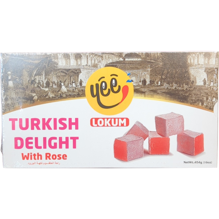 Yee Lokum Turkish Delight Rose 454g - Sahara Specialty Foods